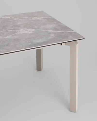 Стол обеденный Varden, раскладной, 160-220*90, керамика, серый УТ000039916 Stool Group столешница серая 900 из 78871 керамика фото 3