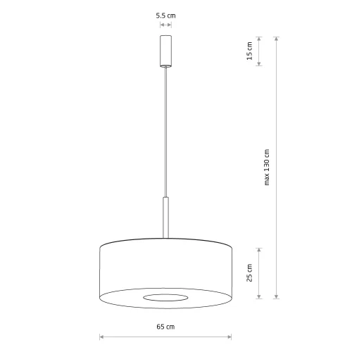 Светильник подвесной Santana L 11660-NW Nowodvorski чёрный на 1 лампу, основание коричневое в стиле лофт фото 8
