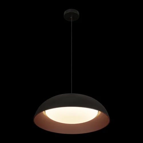 Светильник подвесной LED Cappello 10229P Black LOFT IT белый чёрный бронзовый 1 лампа, основание чёрное в стиле современный  фото 4