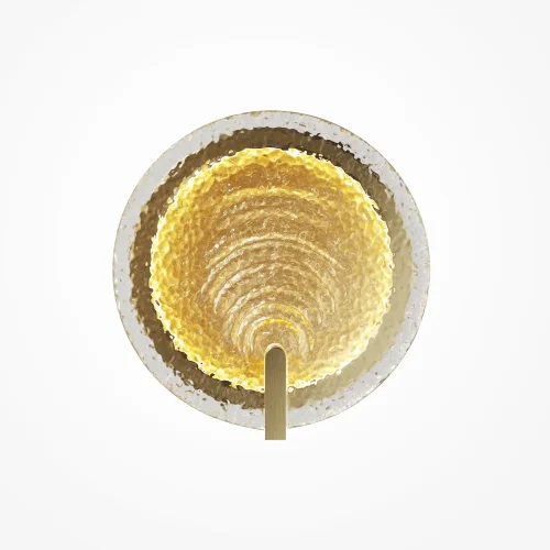 Бра LED MOD481WL-L8BS3K Regatta Maytoni прозрачный на 1 лампу, основание латунь в стиле современный фото 4