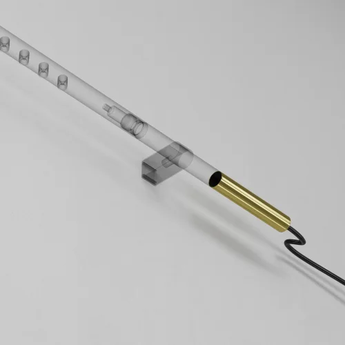 Заглушка с питанием для для штанговой системы Axity CA003EC-BS Maytoni латунь в стиле хай-тек современный для светильников серии Axity Maytoni axity штанговая фото 6