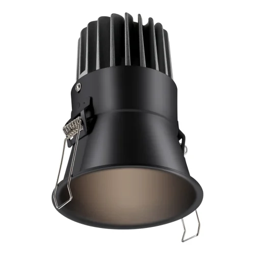 Светильник точечный LED с переключателем цветовой температуры Lang 358911 Novotech чёрный 1 лампа, основание чёрное в стиле современный хай-тек  фото 4
