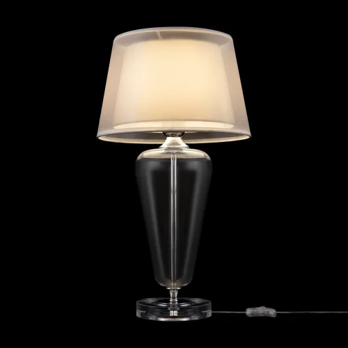 Настольная лампа Verre Z005TL-01CH Maytoni прозрачная 1 лампа, основание хром металл стекло в стиле современный  фото 2