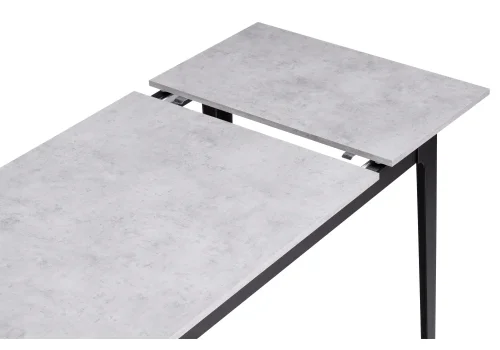 Деревянный стол Айленд бетон светлый / черный 551093 Woodville столешница серая из лдсп фото 5