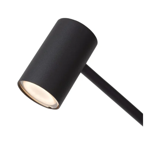 Настольная лампа офисная LED Tipik 36622/03/30 Lucide чёрная 1 лампа, основание чёрное металл в стиле современный  фото 3