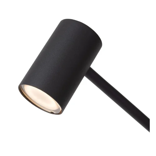 Настольная лампа офисная LED Tipik 36622/03/30 Lucide чёрная на 1 лампу, основание чёрное металл в стиле современный фото 3