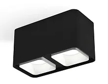 Светильник накладной XS7851001 Ambrella light чёрный 2 лампы, основание чёрное в стиле хай-тек современный прямоугольный