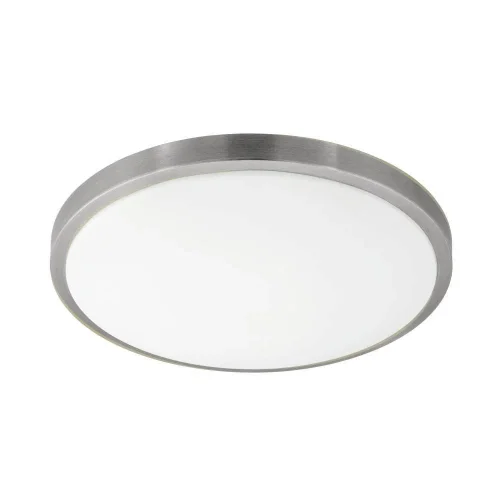 Светильник потолочный LED COMPETA 1 96034 Eglo никель серый белый на 1 лампу, основание белое в стиле современный минимализм 