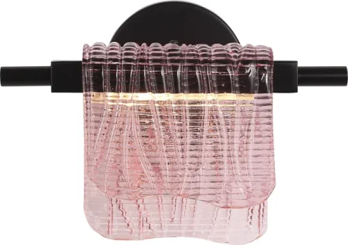 Бра LED Voile SL6021.401.06 ST-Luce розовый на 1 лампу, основание чёрное в стиле современный фото 3