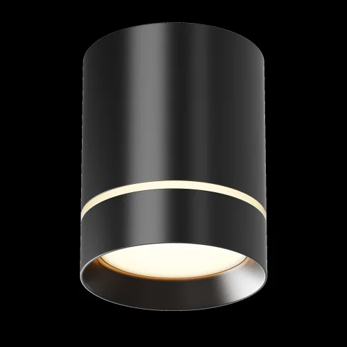 Светильник накладной LED Orlo C085CL-9W3K-B Maytoni чёрный 1 лампа, основание чёрное в стиле хай-тек современный круглый фото 7