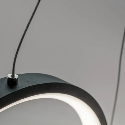 Светильник подвесной LED Kitesurf 8205 Mantra чёрный 1 лампа, основание чёрное в стиле хай-тек современный  фото 5