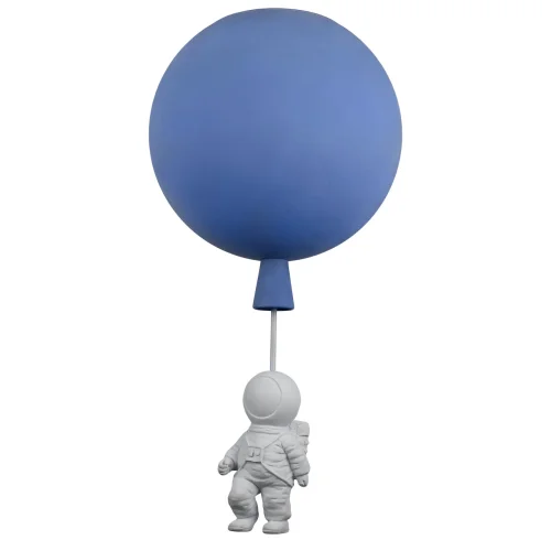 Светильник потолочный Cosmo 10044/250 Blue LOFT IT синий 1 лампа, основание белое в стиле современный космонавт фото 3