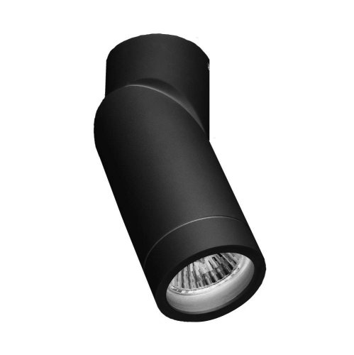 Светильник накладной CLT 030С BL Crystal Lux чёрный 1 лампа, основание чёрное в стиле современный круглый