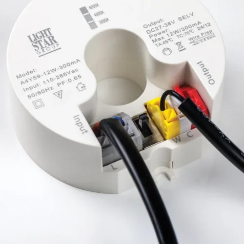 Светильник накладной LED Acuto 215887 Lightstar чёрный на 1 лампу, основание чёрное в стиле современный круглый фото 2