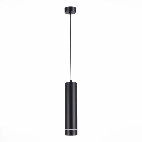Светильник подвесной LED ST115.433.12 ST-Luce чёрный 1 лампа, основание чёрное в стиле современный хай-тек трубочки фото 2
