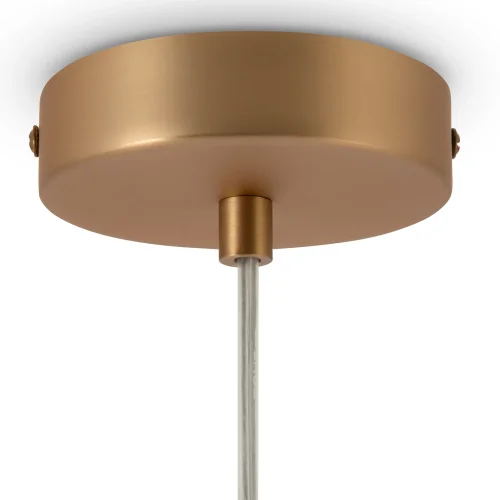 Светильник подвесной Basic form MOD321PL-01G3 Maytoni белый 1 лампа, основание золотое в стиле современный шар фото 3