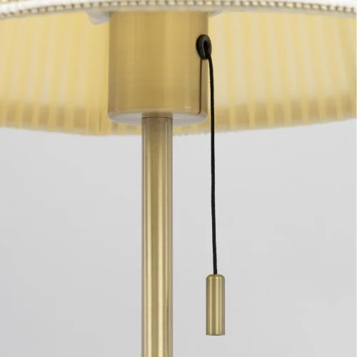 Настольная лампа Линц CL402733 Citilux бежевая 1 лампа, основание бронзовое металл в стиле классический прованс  фото 6