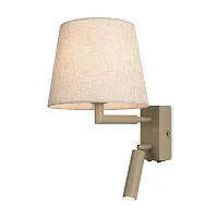 Бра с выключателем Butler FR2057WL-L5BG Freya бежевый на 1 лампу, основание бежевое в стиле классический американский кантри Бра с выключателем Butler FR2057WL-L5BG Freya бежевый на 1 лампу, основание бежевое в стиле классический американский кантри