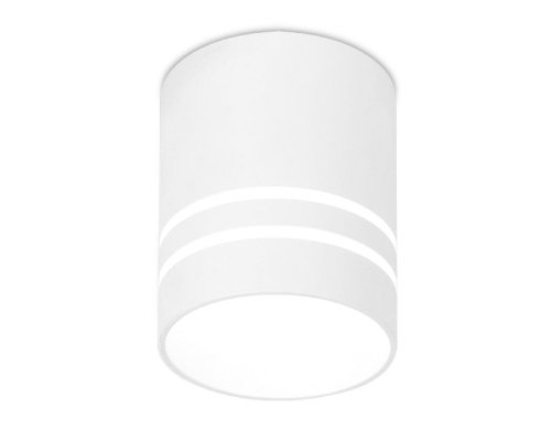 Светильник накладной LED TN240 Ambrella light белый 1 лампа, основание белое в стиле современный круглый