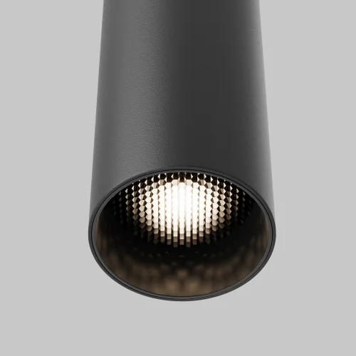 Светильник подвесной Focus LED P072PL-L12B4K-1 Maytoni чёрный на 1 лампу, основание чёрное в стиле современный хай-тек фото 12