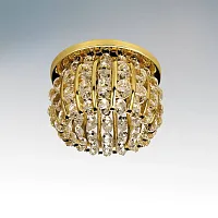 Светильник точечный MONILE 030702-G9 Lightstar золотой прозрачный 1 лампа, основание жёлтое золотое в стиле современный 