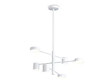 Светильник подвесной LED FL51684 Ambrella light белый 1 лампа, основание белое в стиле хай-тек современный 