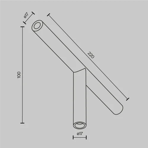 Светильник для штанговой системы освещения LED Axity C102CL-3W3K-BS Maytoni латунь для шинопроводов серии Axity латунь фото 6