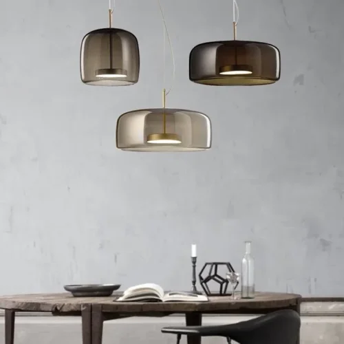 Светильник подвесной DAUPHIN A Grey 151867-26 ImperiumLoft серый на 1 лампу, основание золотое в стиле лофт современный фото 23 Светильник подвесной DAUPHIN A Grey 151867-26 ImperiumLoft серый на 1 лампу, основание золотое в стиле лофт современный фото 23