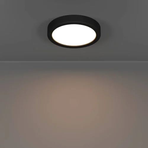 Светильник накладной LED Fueva 901324 Eglo белый на 1 лампу, основание чёрное в стиле современный круглый фото 7