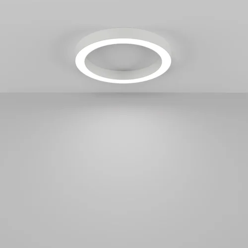 Светильник потолочный LED Lua C093CL-45W4K-W Maytoni белый на 1 лампу, основание белое в стиле современный хай-тек круглый фото 4