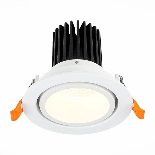 Светильник точечный LED St705 ST705.538.10 ST-Luce белый 1 лампа, основание белое в стиле современный хай-тек 