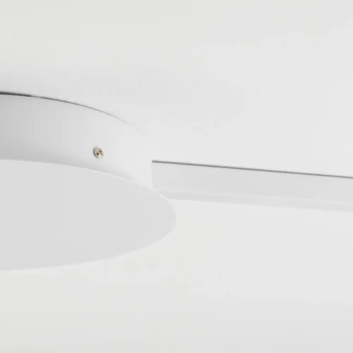 Светильник подвесной LED Via V1722-PL Moderli белый на 1 лампу, основание белое в стиле хай-тек кольца фото 4
