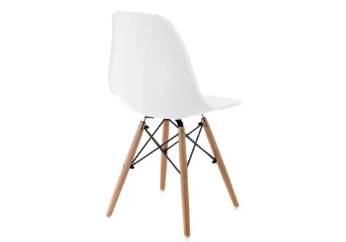 Стул Eames PC-015 WL white / wooden legs 1825 Woodville, белый/пластик, ножки/металл/бежевый, размеры - ****460*400 фото 12