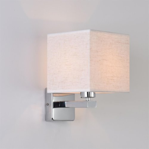 Бра Norman 8360/1W Lumion бежевый на 1 лампу, основание хром в стиле классический фото 5 Бра Norman 8360/1W Lumion бежевый на 1 лампу, основание хром в стиле классический фото 5