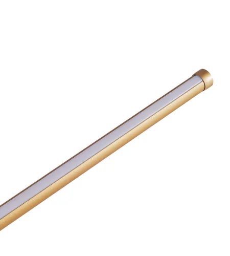 Бра LED Локи 08423-100,33(3000K) Kink Light матовый золото на 1 лампа, основание матовое золото в стиле минимализм хай-тек современный отражённый свет фото 2