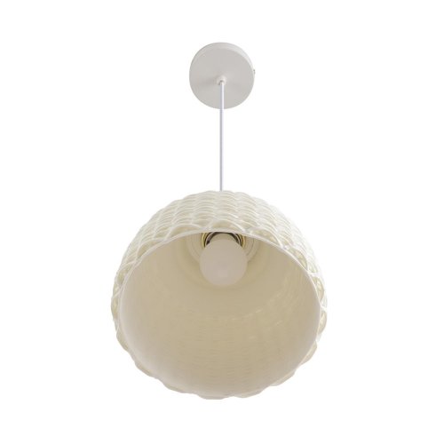 Светильник подвесной Canestra 8350/1A Lumion белый на 1 лампу, основание белое в стиле современный фото 3