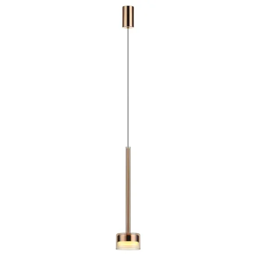 Светильник подвесной Laslo 7152/10L Odeon Light янтарный на 1 лампу, основание медь в стиле классический современный фото 4