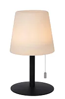 Ландшафтный светильник LED Rio 13815/02/99 Lucide уличный IP44 чёрный на 1 лампу, плафон белый в стиле кантри LED