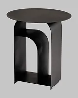 Журнальный столик Arwel, металл, черный УТ000040310 Stool Group столешница чёрная из металл