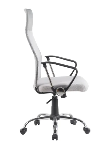 Кресло офисное TopChairs Benefit NEW, серое NC УТ000041622 Stool Group, серый/ткань сетка, ножки/металл/чёрный, размеры - ***** фото 3