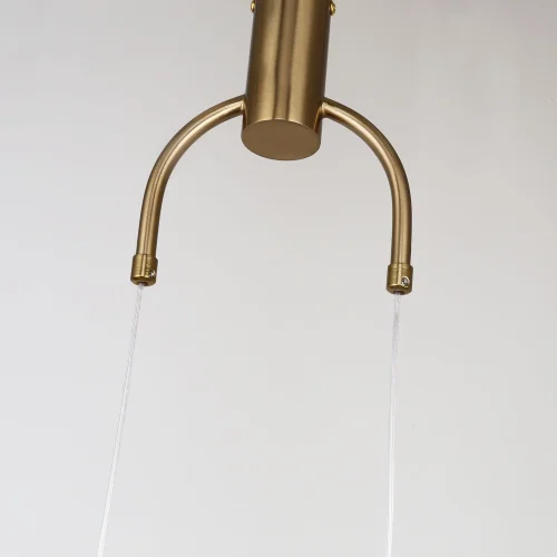 Светильник подвесной LED Levitas 4192-1P Favourite золотой 1 лампа, основание золотое в стиле современный  фото 4