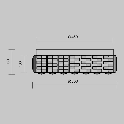 Люстра потолочная LED Castello MOD336CL-L100G3K Maytoni прозрачная на 1 лампа, основание золотое в стиле современный  фото 5