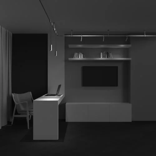 Трековый подвесой светильник Focus Led Flarity 4000K 12Вт 38° TR157-1-12W4K-PT Maytoni никель для шинопроводов серии Magnetic trаck system Flarity никель фото 5