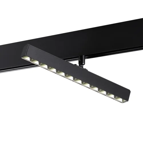 Трековый светильник для низковольтного шинопровода LED Flum 358610 Novotech чёрный для шинопроводов серии Flum чёрный фото 4