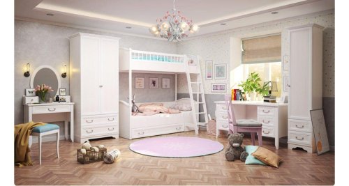 Люстра подвесная Fiori di rose 106.8 Lucia Tucci белая на 8 ламп, основание белое в стиле прованс флористика фото 2