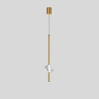 Светильник подвесной PARDIS A Brass 212922-23 ImperiumLoft прозрачный 1 лампа, основание латунь в стиле современный лофт 
