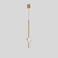 Светильник подвесной PARDIS A Brass 212922-23 ImperiumLoft прозрачный на 1 лампу, основание латунь в стиле современный лофт 