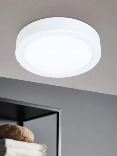 Светильник накладной LED Fueva 5 99225 Eglo белый 1 лампа, основание белое в стиле современный круглый фото 2