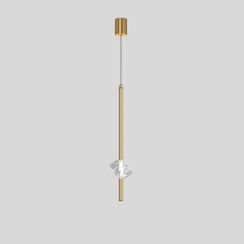Светильник подвесной PARDIS A Brass 212922-23 ImperiumLoft прозрачный 1 лампа, основание латунь в стиле современный лофт 
