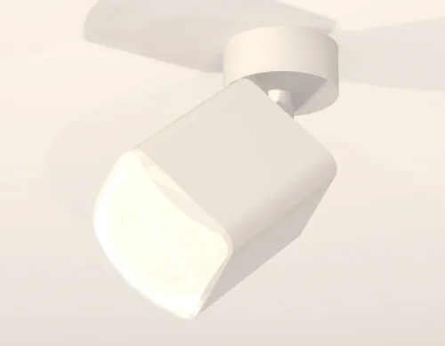 Светильник накладной Techno spot XM7812023 Ambrella light белый 1 лампа, основание белое в стиле хай-тек современный квадратный фото 2